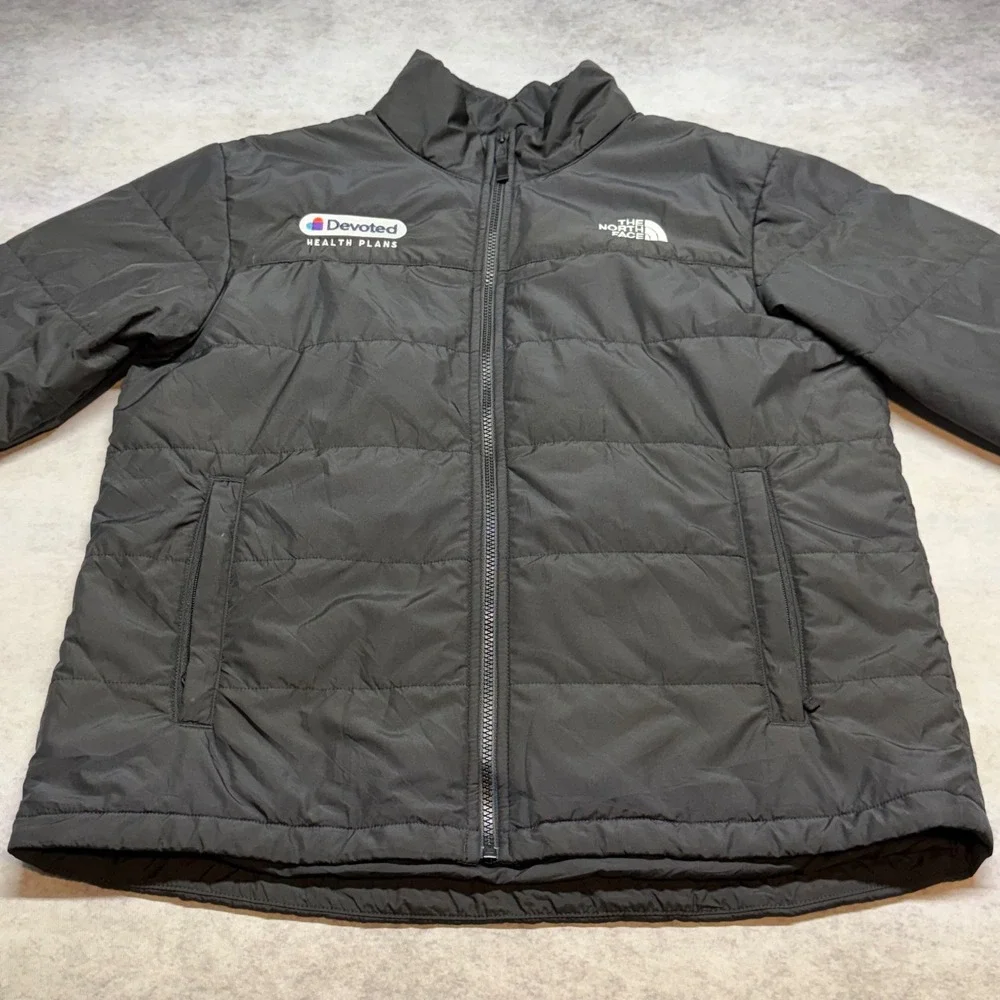 The North Face Puffer Jacket Mens Large Black Outdoors Hiking Health Company